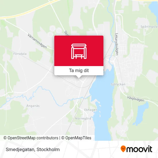Smedjegatan karta