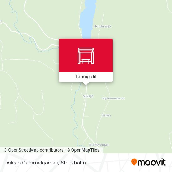 Viksjö Gammelgården karta