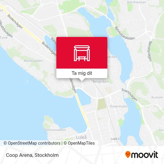 Coop Arena karta