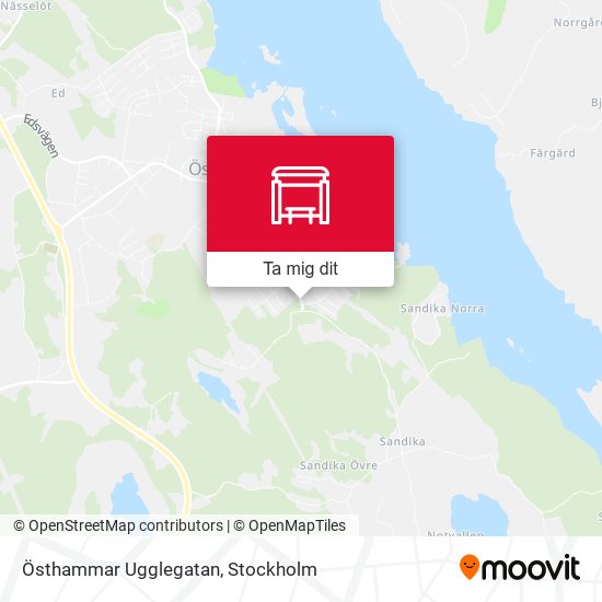 Östhammar Ugglegatan karta