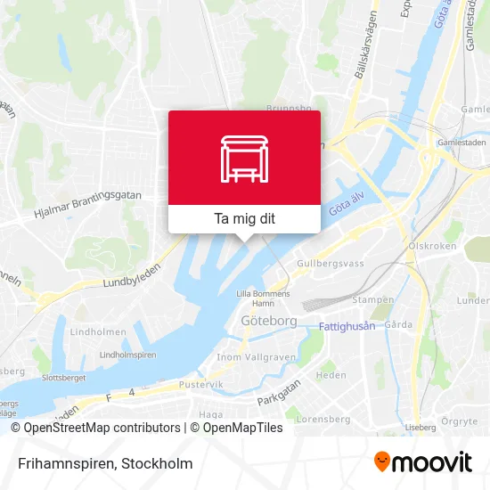 Frihamnspiren karta