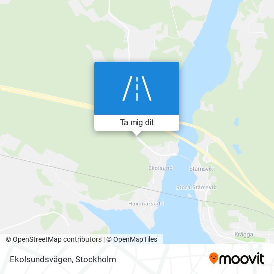 Ekolsundsvägen karta