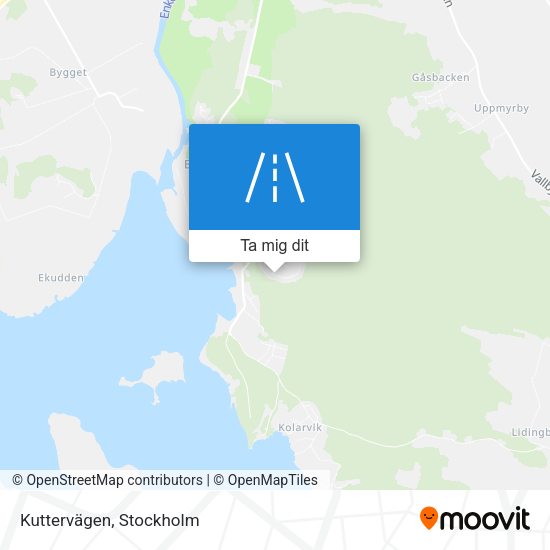 Kuttervägen karta