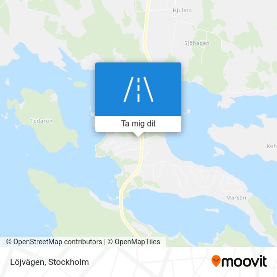 Löjvägen karta