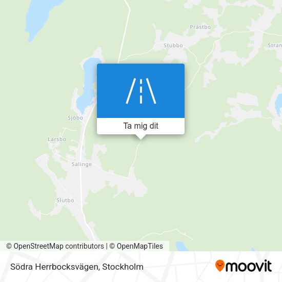 Södra Herrbocksvägen karta