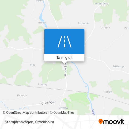 Stämjärnsvägen karta