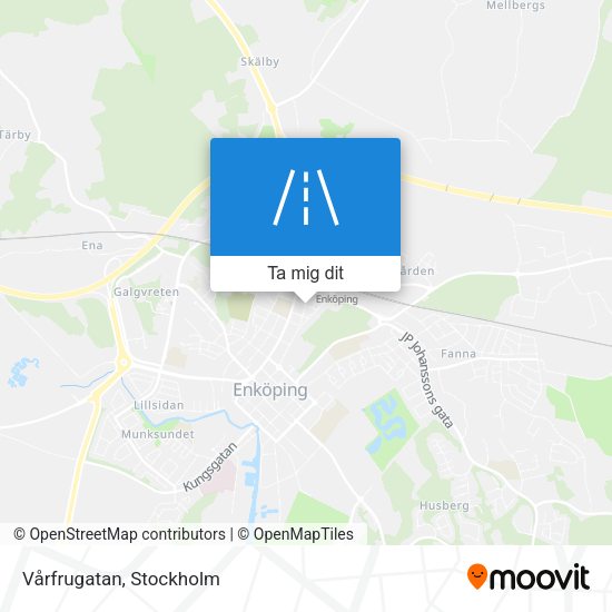 Vårfrugatan karta