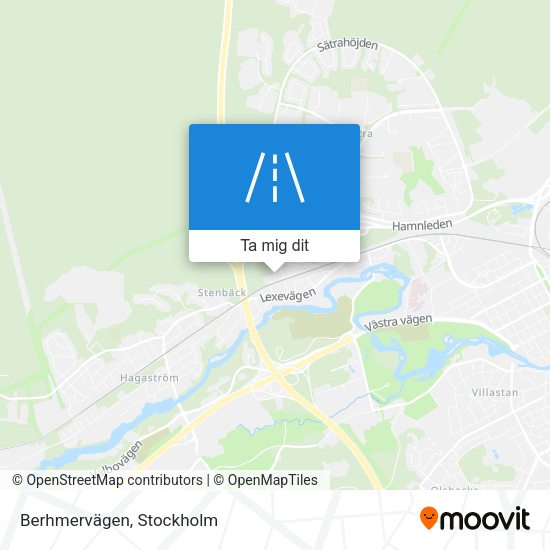 Berhmervägen karta