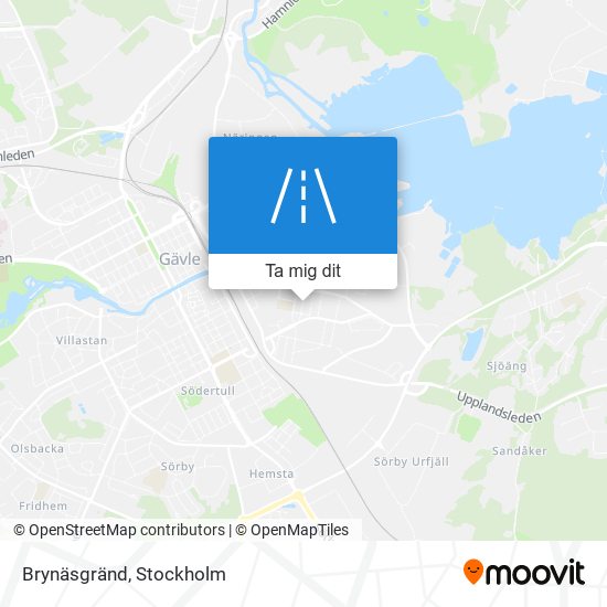 Brynäsgränd karta