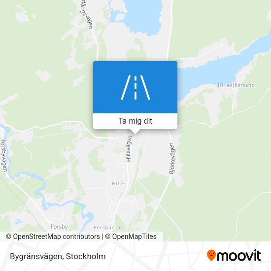 Bygränsvägen karta