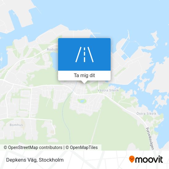 Depkens Väg karta