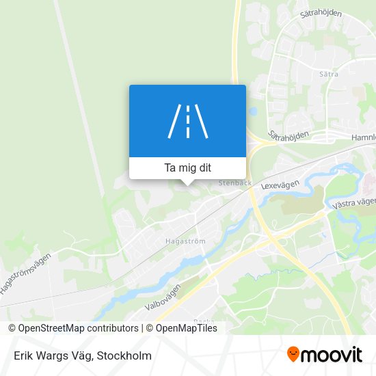 Erik Wargs Väg karta