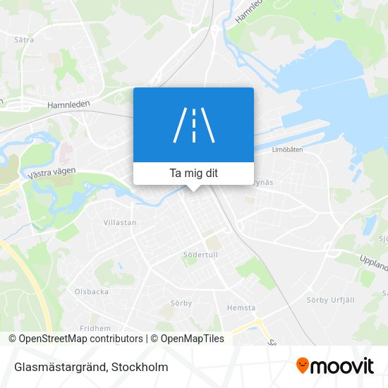 Glasmästargränd karta
