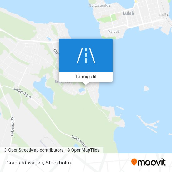 Granuddsvägen karta