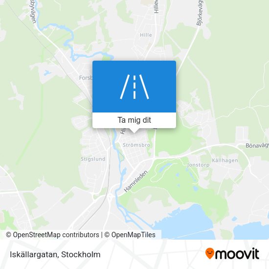 Iskällargatan karta