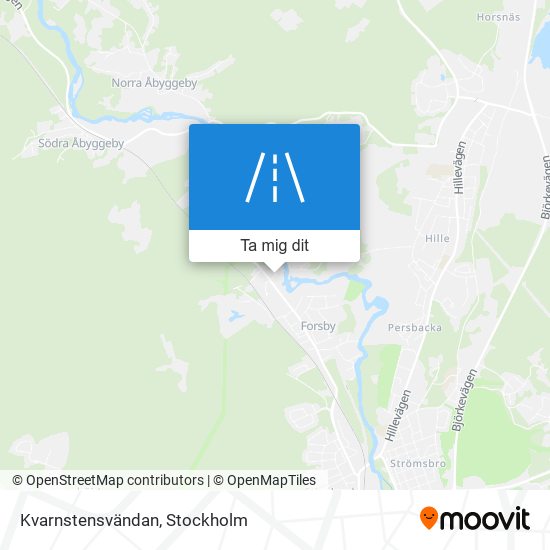 Kvarnstensvändan karta