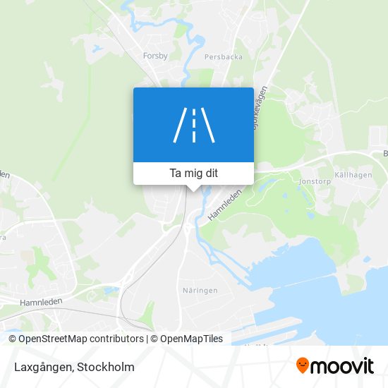 Laxgången karta