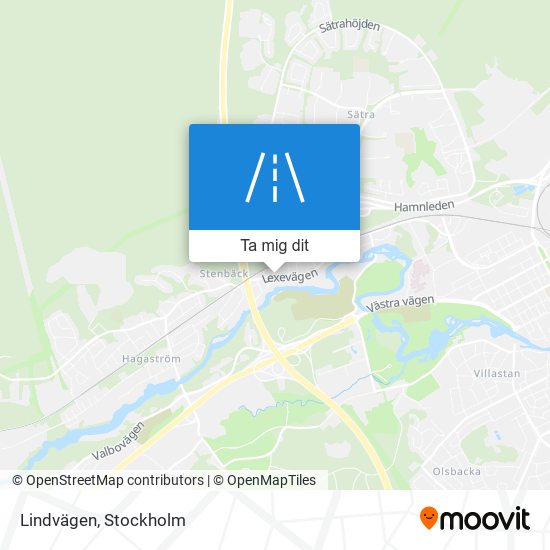 Lindvägen karta