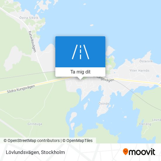 Lövlundsvägen karta