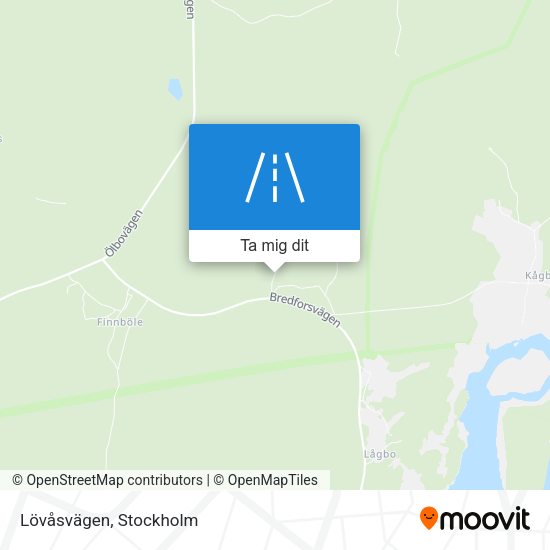 Lövåsvägen karta