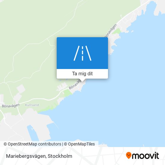 Mariebergsvägen karta