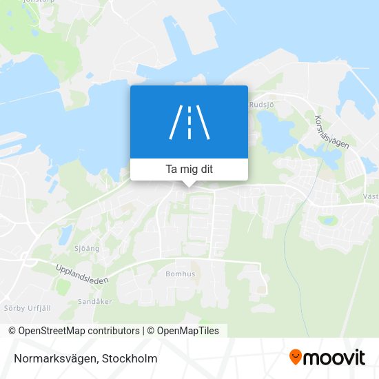 Normarksvägen karta