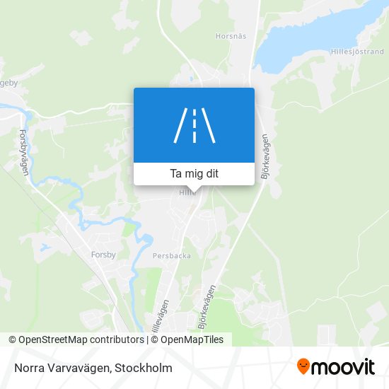 Norra Varvavägen karta