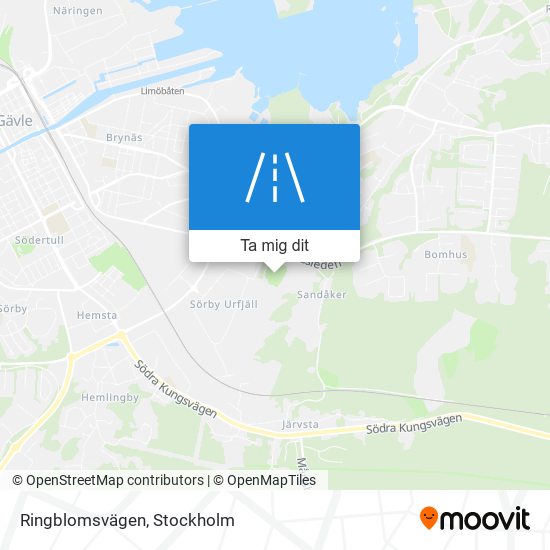 Ringblomsvägen karta