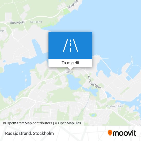 Rudsjöstrand karta