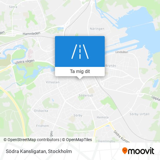 Södra Kansligatan karta