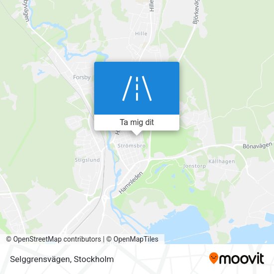 Selggrensvägen karta