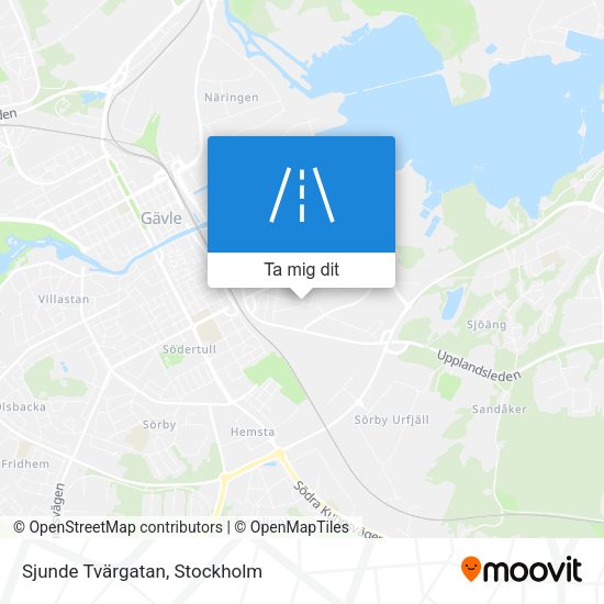 Sjunde Tvärgatan karta
