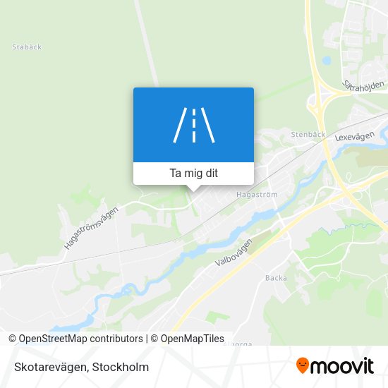 Skotarevägen karta