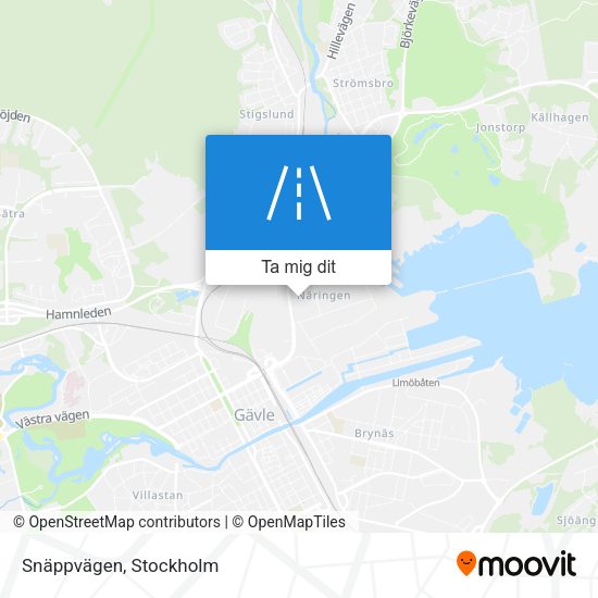Snäppvägen karta