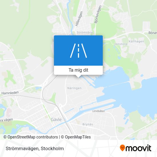 Strömmavägen karta