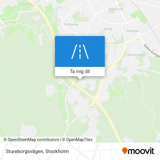 Stureborgsvägen karta