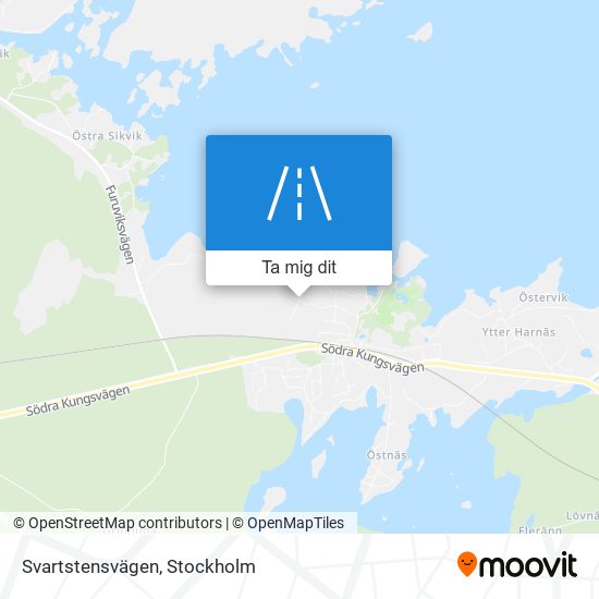 Svartstensvägen karta