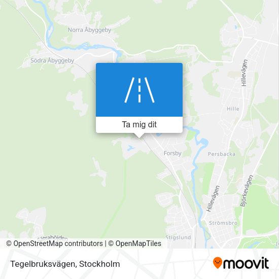 Tegelbruksvägen karta