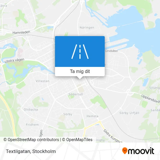 Textilgatan karta