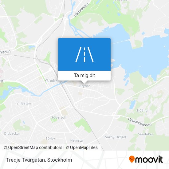 Tredje Tvärgatan karta