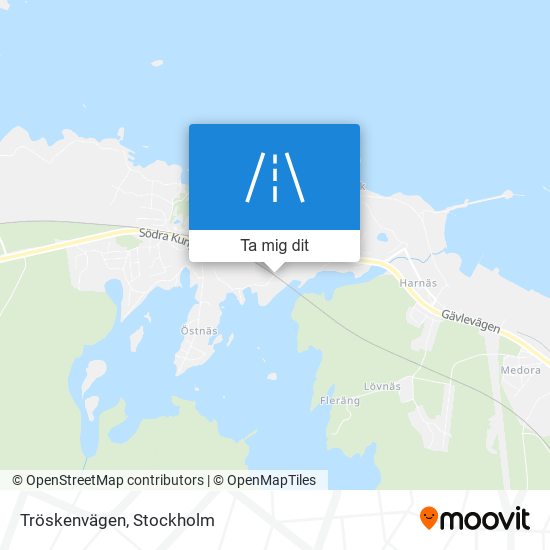 Tröskenvägen karta