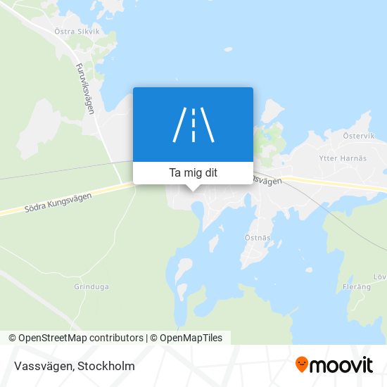 Vassvägen karta