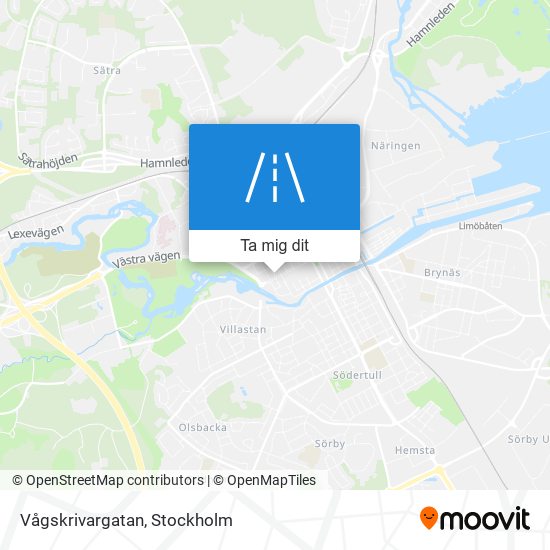 Vågskrivargatan karta