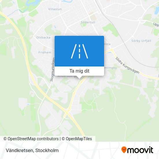 Vändkretsen karta
