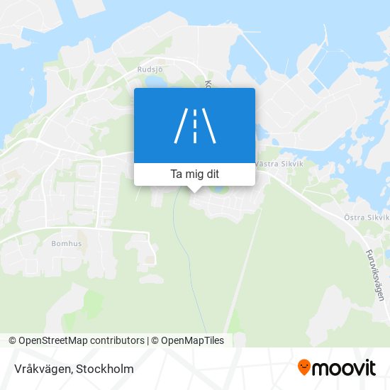 Vråkvägen karta