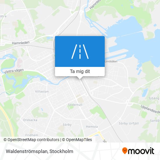 Waldenströmsplan karta