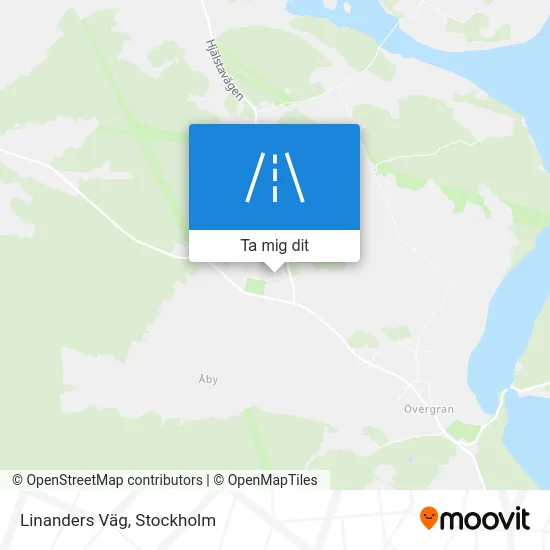 Linanders Väg karta