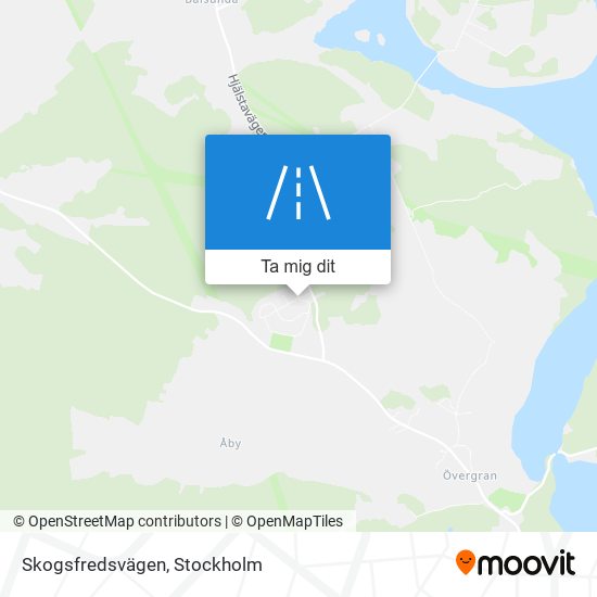 Skogsfredsvägen karta