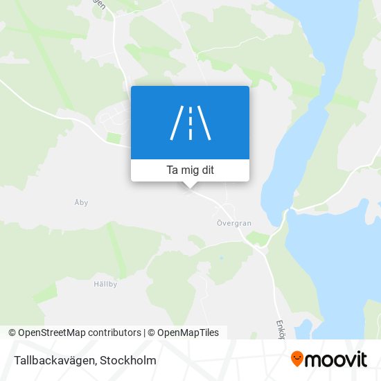 Tallbackavägen karta