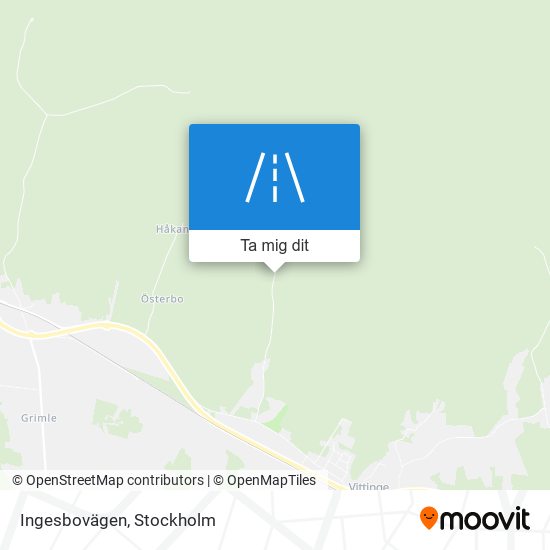 Ingesbovägen karta